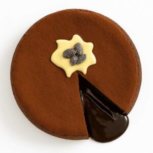 Pastís de xocolata negra fondant (6 pax.)